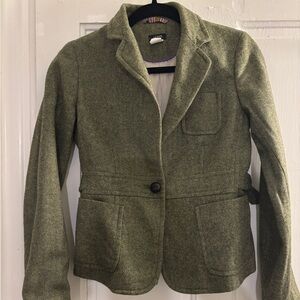 J Crew Harris Tweed Blazer size 4